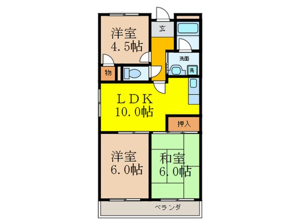 ニュ－ハイツ相互の物件間取画像